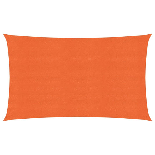 Sunshade Sail 160 g/m² Rectangular Orange 4x7 m HDPE