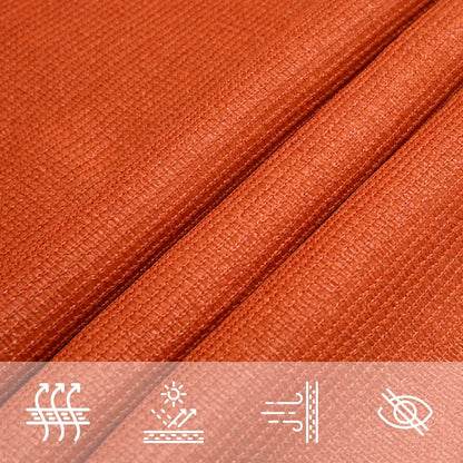Sunshade Sail 160 g/m² Trapezium Orange 3/4x3 m HDPE