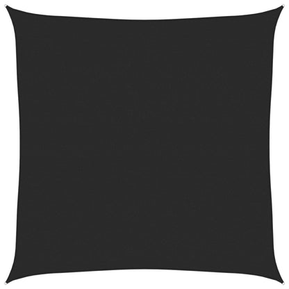 Sunshade Sail 160 g/m² Black 4x4 m HDPE