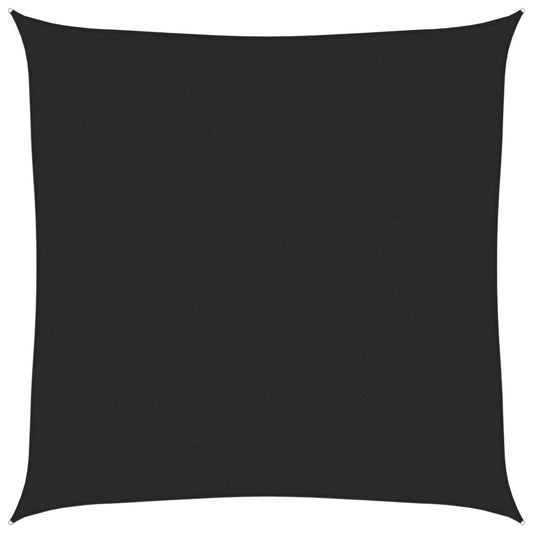 Sunshade Sail 160 g/m² Black 4x4 m HDPE