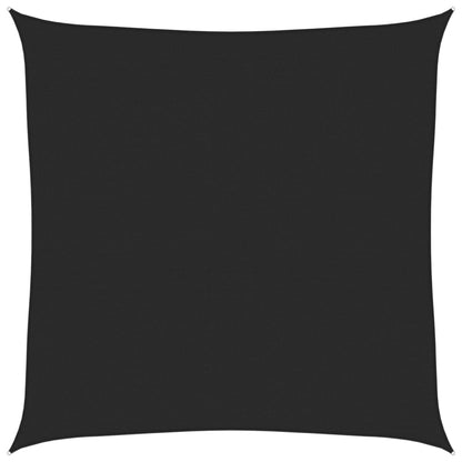 Sunshade Sail 160 g/m² Black 5x5 m HDPE