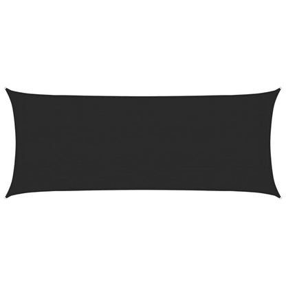 Sunshade Sail 160 g/m² Black 2x4.5 m HDPE