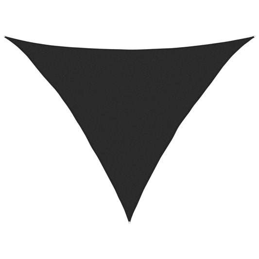 Sunshade Sail 160 g/m² Black 2.5x2.5x3.5 m HDPE