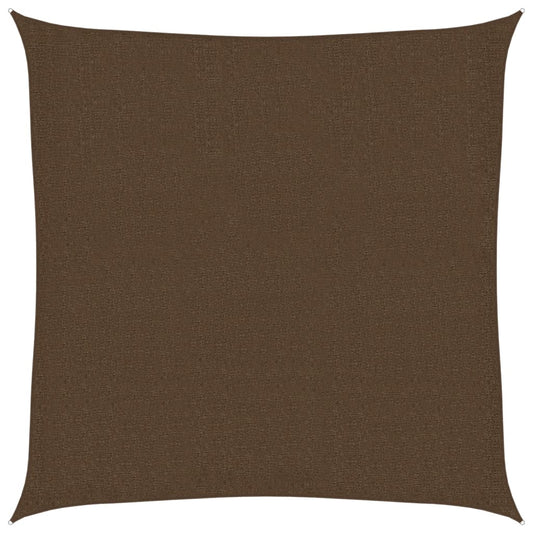 Sunshade Sail 160 g/m² Brown 2.5x2.5 m HDPE
