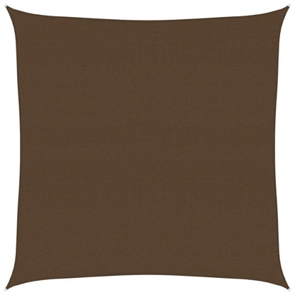 Sunshade Sail 160 g/m² Brown 6x6 m HDPE
