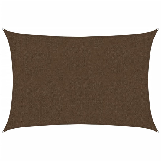 Sunshade Sail 160 g/m² Brown 2x3 m HDPE