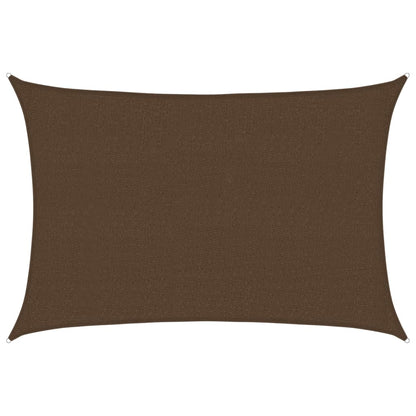 Sunshade Sail 160 g/m² Brown 2.5x4 m HDPE