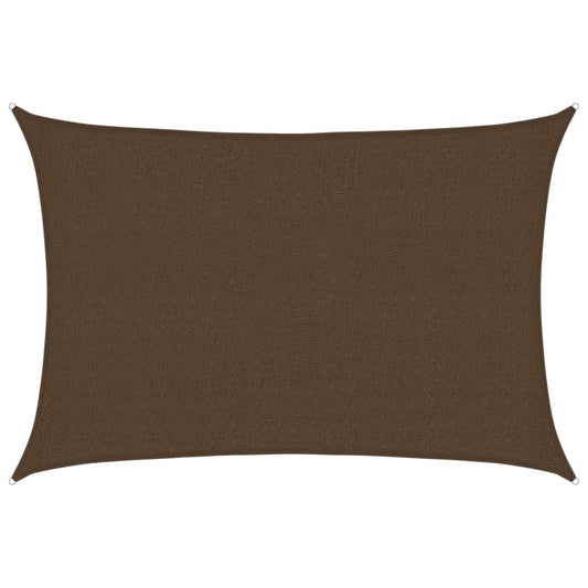 Sunshade Sail 160 g/m² Brown 2.5x4 m HDPE