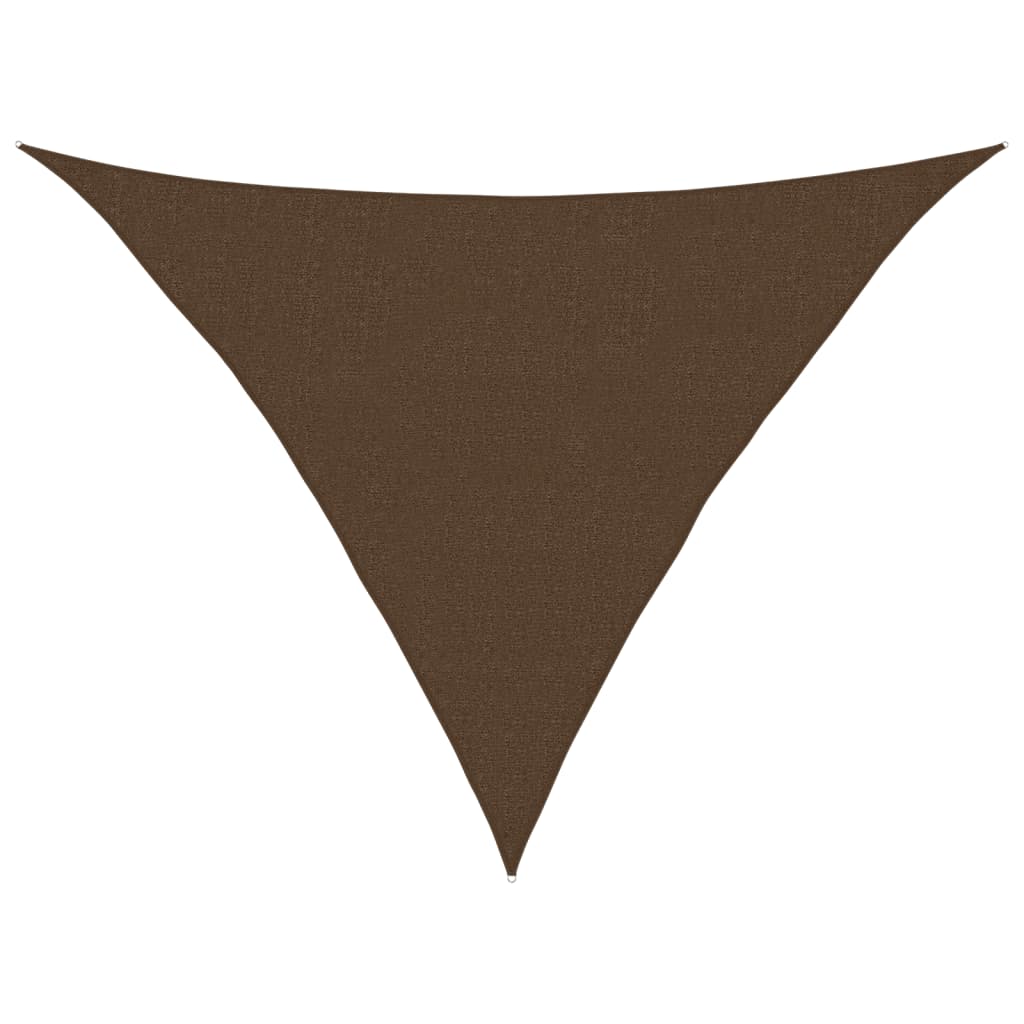 Sunshade Sail 160 g/m² Brown 2.5x2.5x3.5 m HDPE