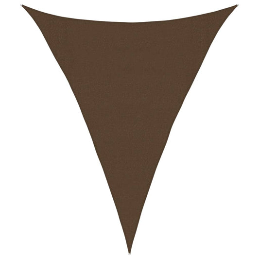 Sunshade Sail 160 g/m² Brown 3x4x4 m HDPE