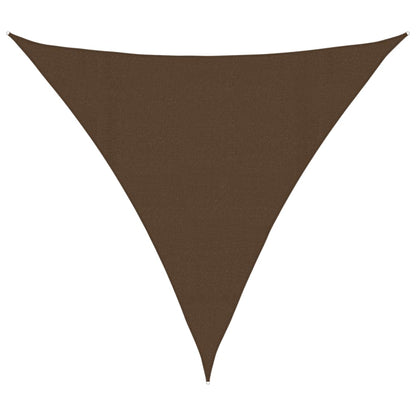Sunshade Sail 160 g/m² Brown 4x4x4 m HDPE