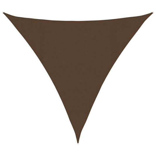 Sunshade Sail 160 g/m² Brown 4x4x4 m HDPE