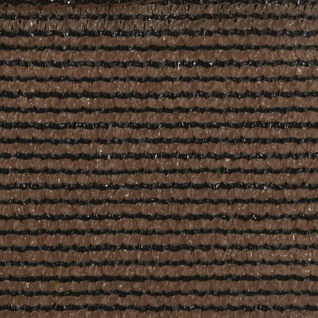 Sunshade Sail 160 g/m² Brown 4x4x4 m HDPE