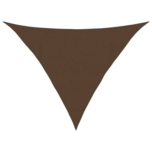 Sunshade Sail 160 g/m² Brown 4x4x5.8 m HDPE