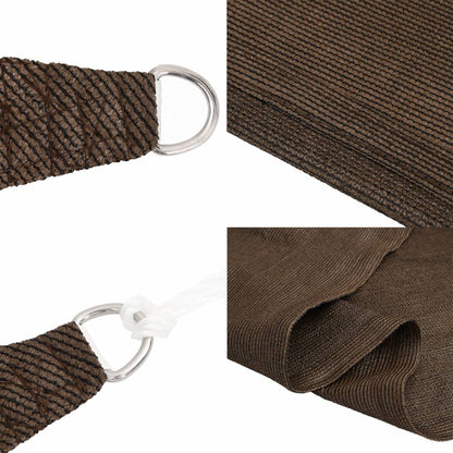 Sunshade Sail 160 g/m² Brown 4x5x5 m HDPE