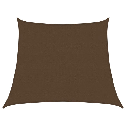 Sunshade Sail 160 g/m² Brown 3/4x3 m HDPE