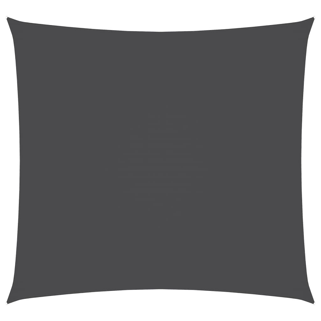 Sunshade Sail Oxford Fabric Square 2.5x2.5 m Anthracite