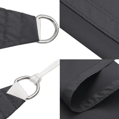 Sunshade Sail Oxford Fabric Square 7x7 m Anthracite