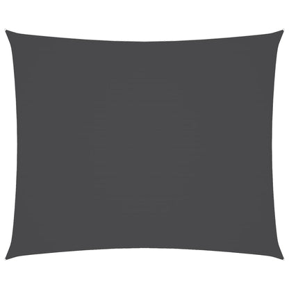 Sunshade Sail Oxford Fabric Rectangular 5x6 m Anthracite