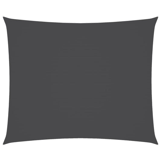 Sunshade Sail Oxford Fabric Rectangular 5x6 m Anthracite