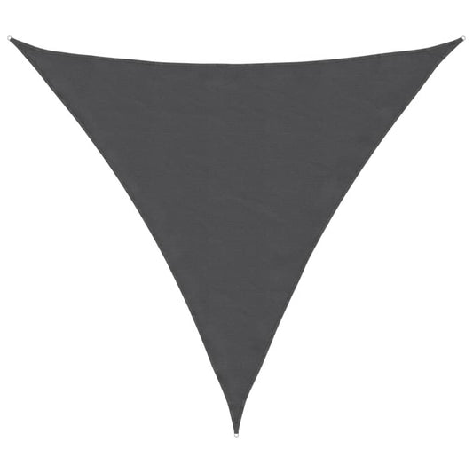Sunshade Sail Oxford Fabric Triangular 3x3x3 m Anthracite
