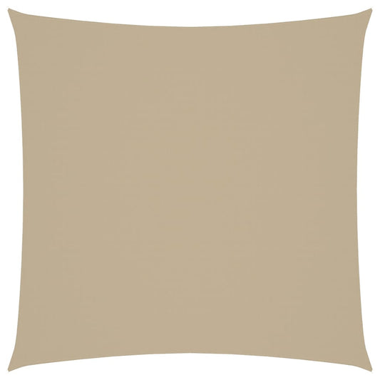 Sunshade Sail Oxford Fabric Square 3x3 m Beige