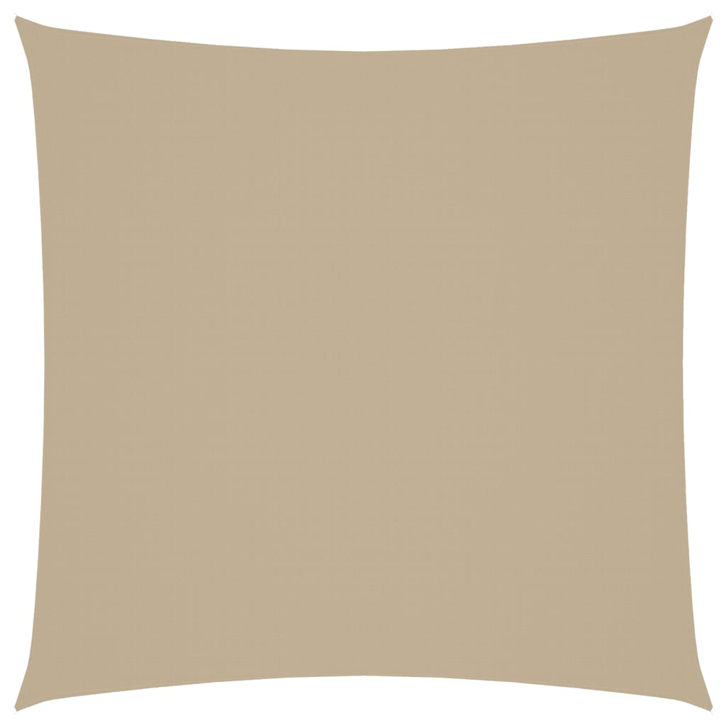 Sunshade Sail Oxford Fabric Square 4x4 m Beige