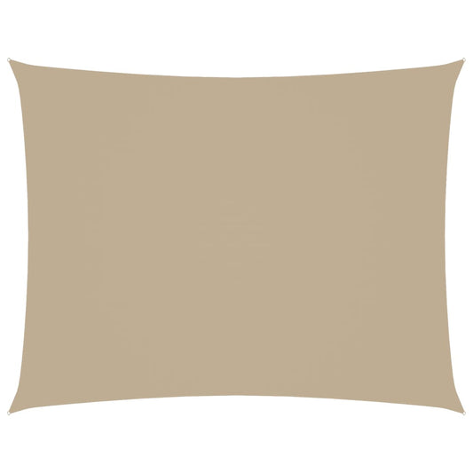 Sunshade Sail Oxford Fabric Rectangular 3.5x4.5 m Beige