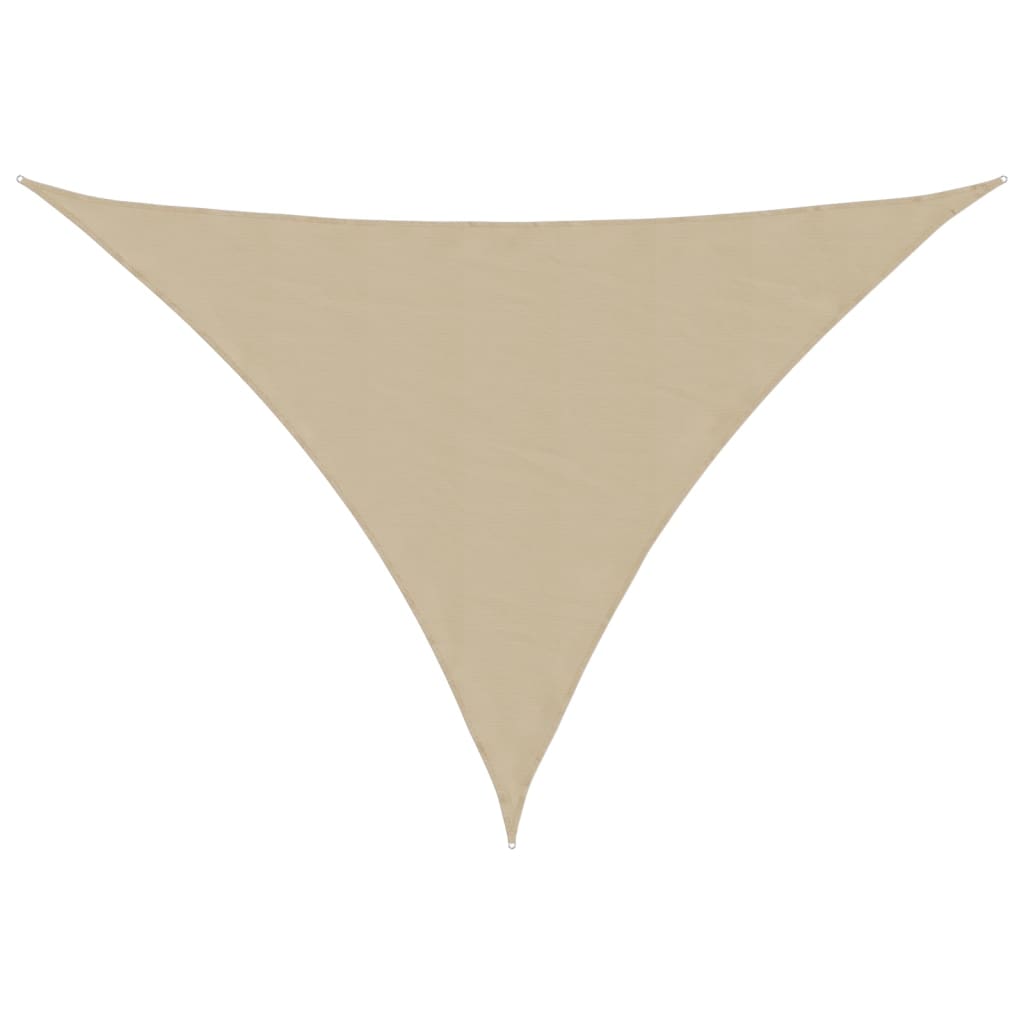 Sunshade Sail Oxford Fabric Triangular 3x4x5 m Beige