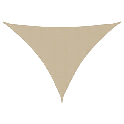 Sunshade Sail Oxford Fabric Triangular 3x4x5 m Beige