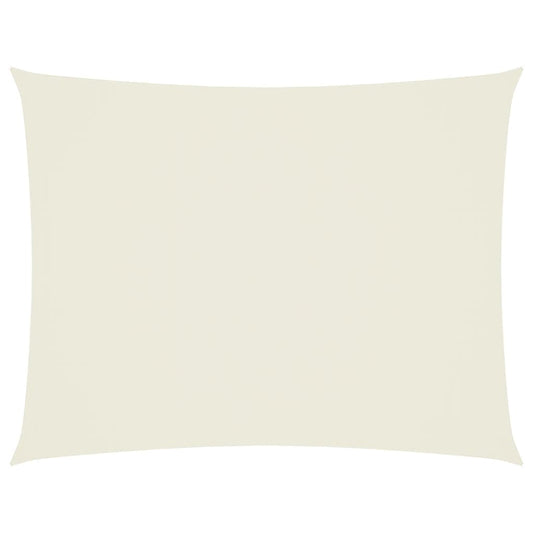 Sunshade Sail Oxford Fabric Rectangular 3x4.5 m Cream