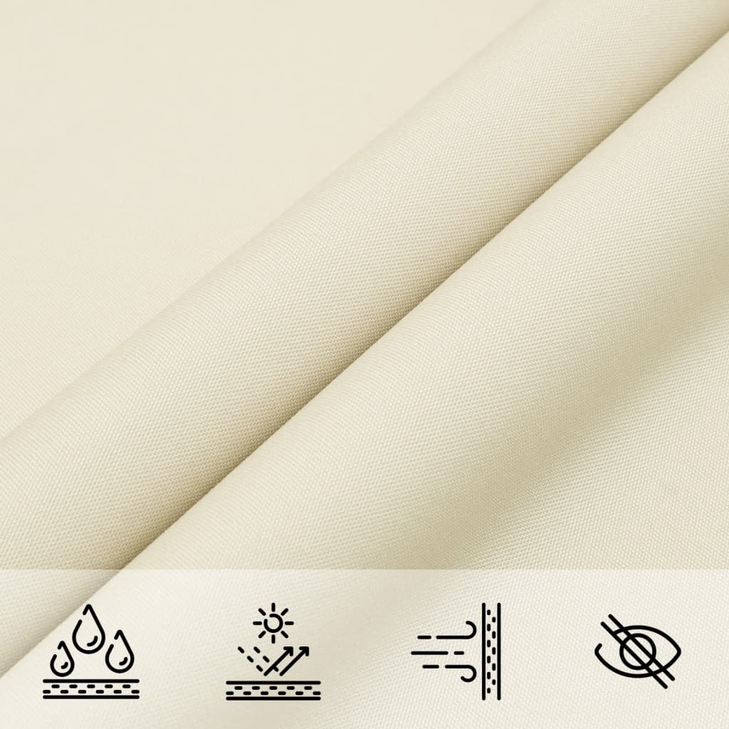 Sunshade Sail Oxford Fabric Rectangular 3.5x5 m Cream