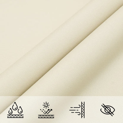 Sunshade Sail Oxford Fabric Rectangular 3.5x5 m Cream