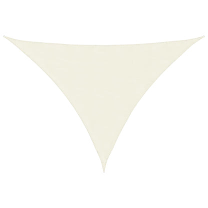 Sunshade Sail Oxford Fabric Triangular 2.5x2.5x3.5 m Cream