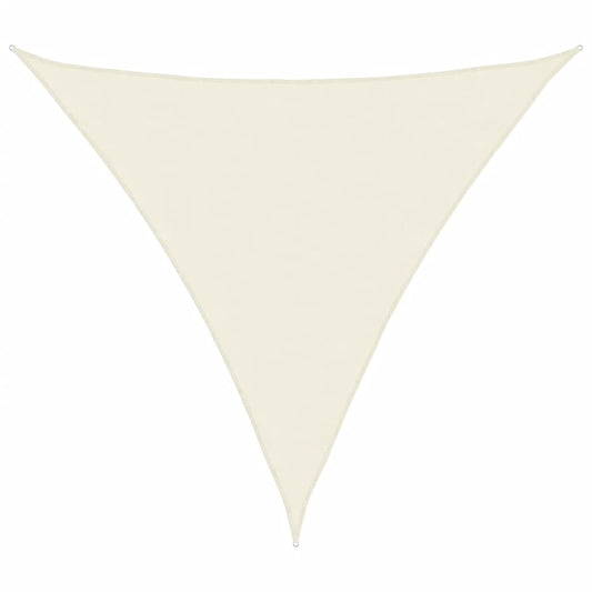 Sunshade Sail Oxford Fabric Triangular 3x3x3 m Cream