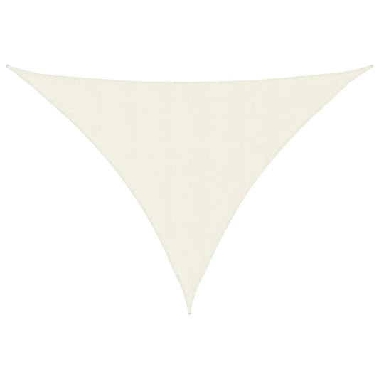 Sunshade Sail Oxford Fabric Triangular 3x4x5 m Cream