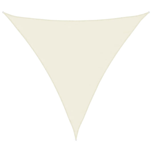 Sunshade Sail Oxford Fabric Triangular 4x4x4 m Cream