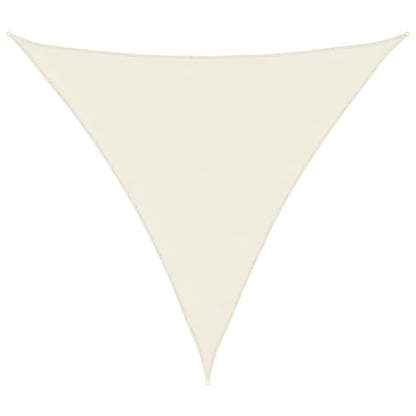 Sunshade Sail Oxford Fabric Triangular 4.5x4.5x4.5 m Cream
