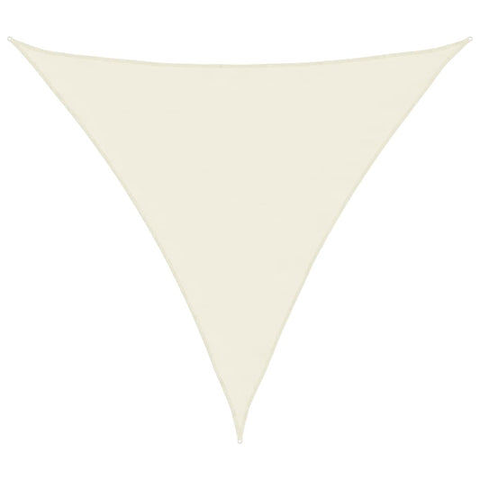 Sunshade Sail Oxford Fabric Triangular 4.5x4.5x4.5 m Cream