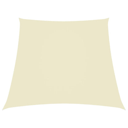Sunshade Sail Oxford Fabric Trapezium 2/4x3 m Cream