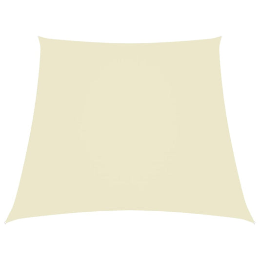Sunshade Sail Oxford Fabric Trapezium 2/4x3 m Cream