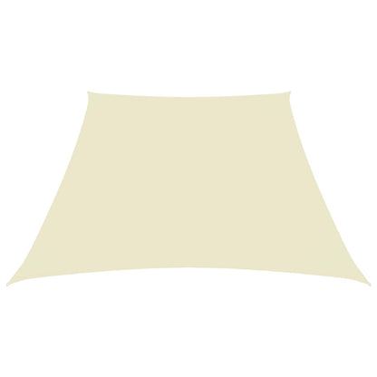 Sunshade Sail Oxford Fabric Trapezium 2/4x3 m Cream