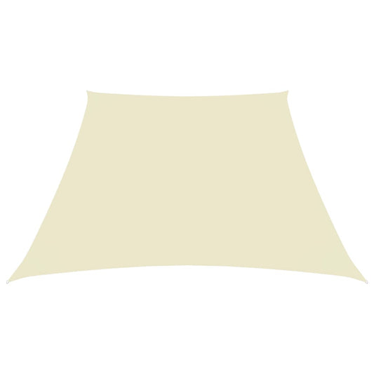 Sunshade Sail Oxford Fabric Trapezium 2/4x3 m Cream