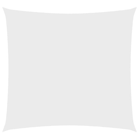 Sunshade Sail Oxford Fabric Square 5x5 m White