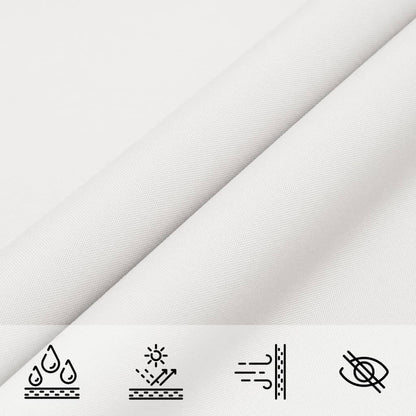 Sunshade Sail Oxford Fabric Square 6x6 m White