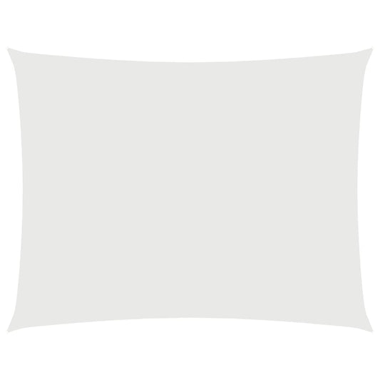 Sunshade Sail Oxford Fabric Rectangular 3.5x5 m White