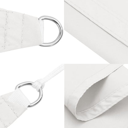 Sunshade Sail Oxford Fabric Triangular 3x4x4 m White