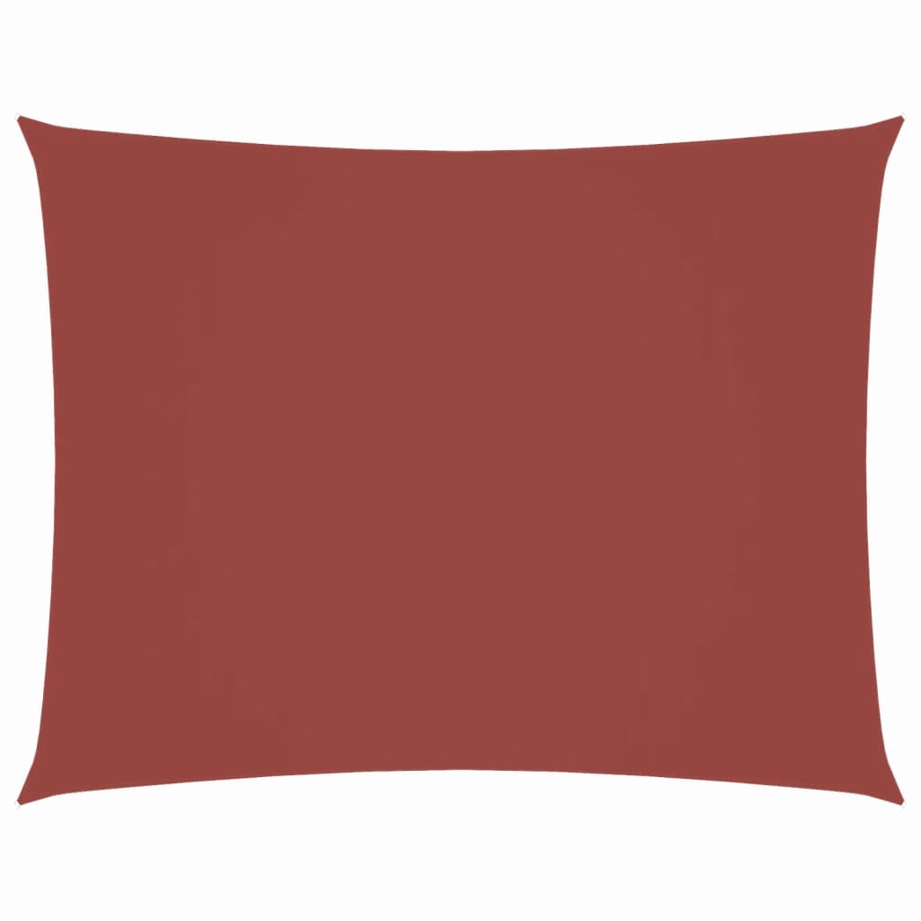 Sunshade Sail Oxford Fabric Rectangular 2x3.5 m Terracotta