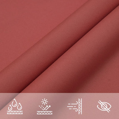 Sunshade Sail Oxford Fabric Rectangular 2x3.5 m Terracotta