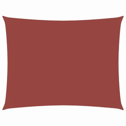 Sunshade Sail Oxford Fabric Rectangular 3x4 m Terracotta